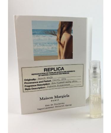 Maison Martin Margiela Replica Beach Walk Eau de Parfum for Women .04 Fl. oz. Sample Coconut Lemon 0.04 Fl Oz (Pack of 1)
