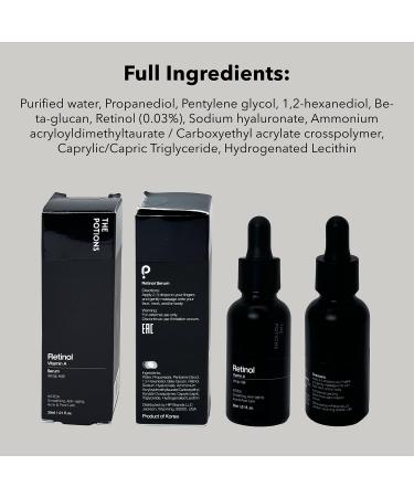 The Potions Retinol Serum 30ml | Vitamin A Anti-Aging & Pore Refining | Korean Skincare - Buy Online on GoSupps.com