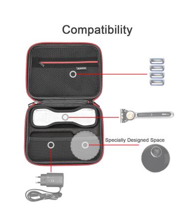 RLSOCO Carrying Case for Gillette Labs Heated Razors - Premium Black Travel Storage Solution - Buy Online on GoSupps.com