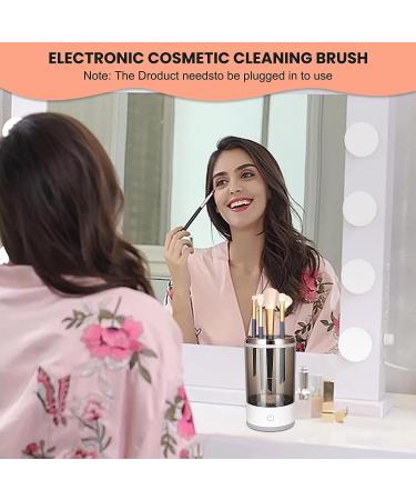 Electric Makeup Brush Cleaner Machine with Storage Box - KKL Cosmetic Brush Spinner - Buy Online on GoSupps.com