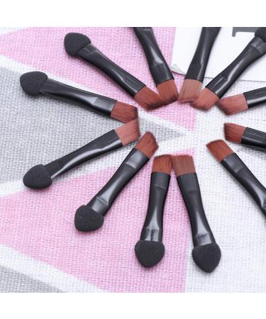 20pcs Eye Shadow & Lip Applicator Blending Sponges - Makeup Brushes & Tools for Flawless Eyeshadow Application | Miss Major Extender Black - Buy Online on GoSupps.com