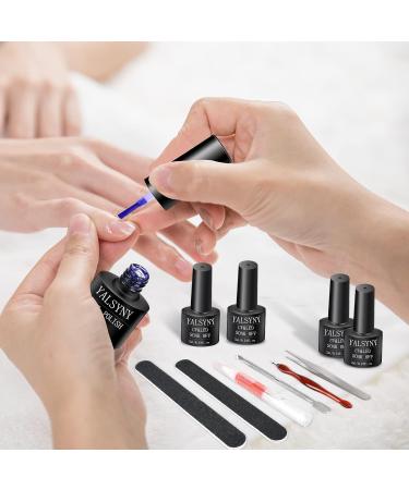 Gel Nail Polish Kit with UV LED Dryer & Electric Nail Drill - DIY Home Nail Tools - Buy Online on GoSupps.com