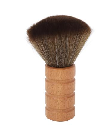 Hair razor brush for men with wooden handle and nylon for removing broken hair flexible shaving foam brush beard peeling brush