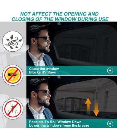 Win.Max Sun Protection Car Baby - UV Certified Universal Sun Visor | Mesh Side Window Shields for Children & Pets (2 XL Pieces) - Buy Online on GoSupps.com