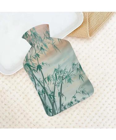 Leaf Hot Water Bottle with Plush Cover - Perfect Hand Warmer for Adults & Children | 26.5x15.3cm | International Shipping - Buy Online on GoSupps.com