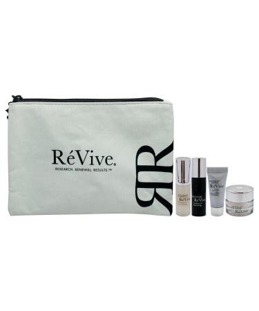 Revive Travel Size by Revive dor Women - 5 Pc 0.17oz Rescue Elixir Oil 0.17oz Intensite Complete Serum 0.11oz Intensite Firming Eye Cream 0.17oz Intensite Firming Moisture Repair Pouch