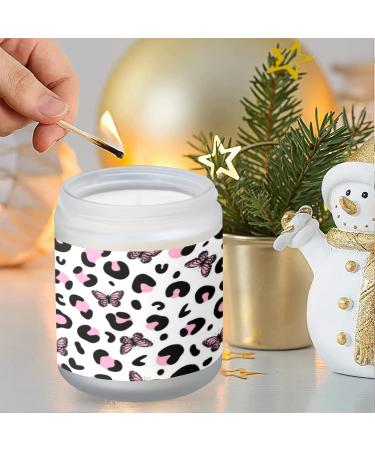 Buy Orange Lemon Scented Candles - Aromatherapy Jar Candles 7 oz | Ideal Gift Set for Women - Birthday Gifts with Leopard Print & Butterfly - Buy Online on GoSupps.com