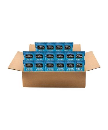 Nut Harvest Sea Salted Whole Cashews 2.25 Oz - Pack of 16 | Premium Snacks - Buy Online on GoSupps.com