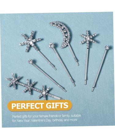 FOMIYES 1 Set Fringe Bobby Pin Star Hair Clips Hair Accessories for Women Wedding Hair Barrettes for Women Bling Bobby Star Hair Pin Metal Hair Barrettes Rhinestone Fashion Side Clip Girl - Buy Online on GoSupps.com