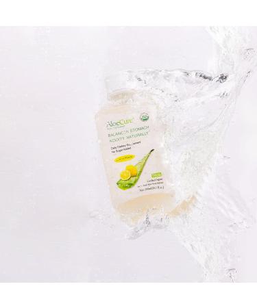 Organic AloeCure Lemon Aloe Vera Juice - 12 Hours from Harvest - Acid Reflux & GERD Treatment - Natural Digestion Aid - Buy Online on GoSupps.com