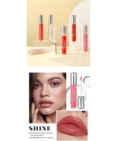 3Packs Lip Gloss Set Moisturizing Lip Oil with Hyaluronic Acid Lipgloss Care Fruit Flavoured Lip Oil For Dry Lip Glitter Shine Lip Glaze Gift for Women Teenage Girls (4 5 6) - Buy Online on GoSupps.com