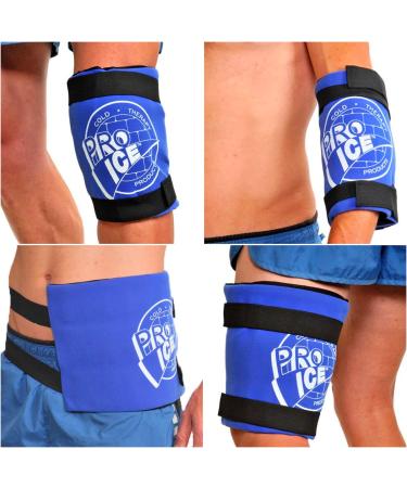 Pro Ice Knee Hip or Back Real Ice Therapy Wrap Wearable Multi-purpose Icing Compression Support PI400
