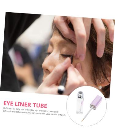 CANIGHT 6pcs Empty Eyelashes Mini Containers Lash Containers Eyeliner Tube with Applicator Makeup Purple Abs - Buy Online on GoSupps.com