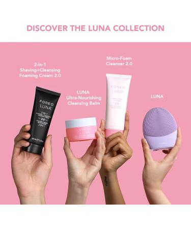 FOREO LUNA Cleansing Balm - Gentle Makeup Remover and Waterless Cleanser - Vegan Formula with Vitamin E and Shea Butter - 75ml - Buy Online on GoSupps.com