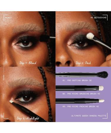 NYX Ultimate Queen Eyeshadow Palette | Professional Makeup - Bold Shades & Versatile Looks - Buy Online on GoSupps.com