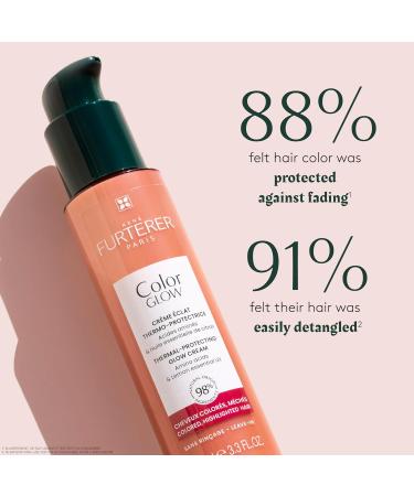 Rene Furterer Color Glow Thermal-Protecting Cream | Amino Acids & Lemon Oil | 3.3 fl oz - Buy Internationally - Buy Online on GoSupps.com