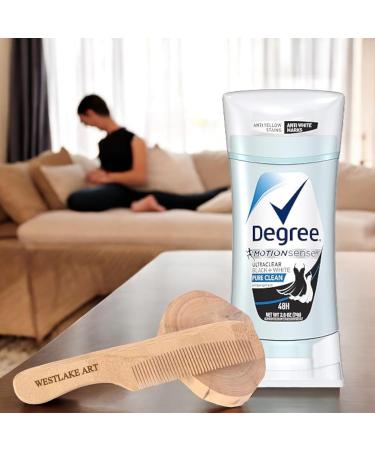 Ultraclear Antiperspirant for Women - 48-Hour Protection Pure Scent Anti-Yellow Stains Pack of 3 with Wooden Comb - International Shipping Available - Buy Online on GoSupps.com