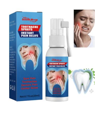 Toothache Relieving Spray Tooth Pain Relief Instant Teeth Treatment Relief Toothache Sprays Rapid Relief Dental Spray Toothache Muscle Pain Sprays Remedies Teeth & Gums Spray Oral Care Spray