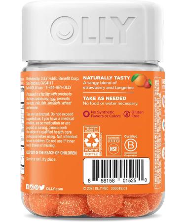 Olly Laser Focus Gummy Supplement - 18 Day Supply, Ginseng, Alpha GPC, B Vitamins, Berry Tangy Tangerine - 36 Count - Buy Online on GoSupps.com