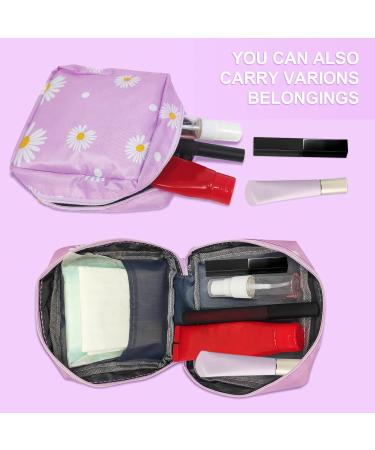TSHAOUN 3 Pieces Sanitary Napkin Towel Storage Bag Portable Menstrual Cup Pouch Sanitary Napkin Pad Organizer with Zipper Tampons for Girls Women Lady Collect Bag for Coin Lipstick Key (3Colors) - Buy Online on GoSupps.com