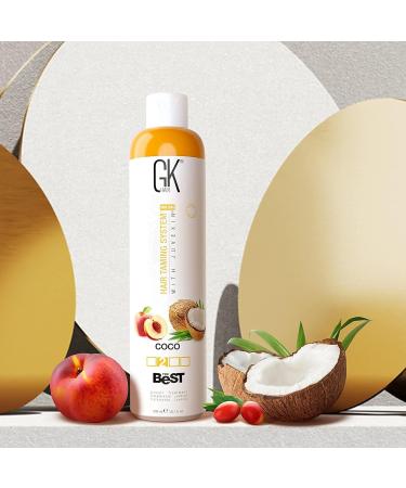 GK Hair Global Keratin Coco Treatment 300ml | Vegan Brazilian Blowout for Silky Smooth Hair - Buy Online on GoSupps.com