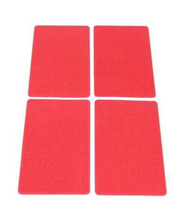 3D nail future template flexible-shaped nail stamp template DIY nail art tool for professional nail artists at home 4-piece