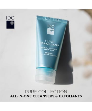 IDC Dermo Pure Mask - AHA Skin Brightening & Exfoliating Mask for All Skin Types | Vegan Pore Cleansing & Renewing Face Care - Buy Online on GoSupps.com