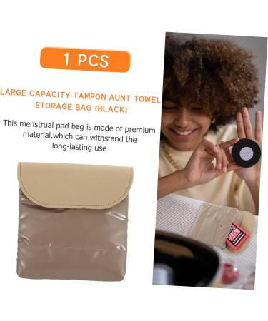 LALAFINA Mini Travel Organizer Bag for Makeup and Toiletries - Beige 13X13X2CM - Buy Online on GoSupps.com