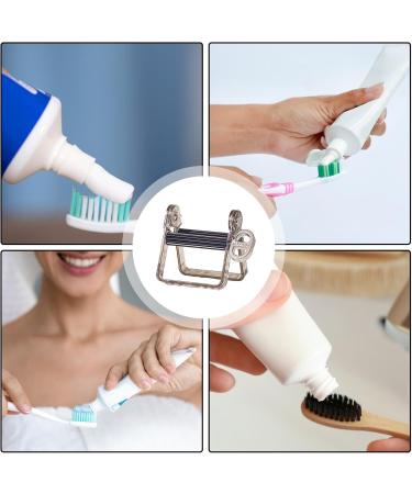 Toothpaste Tube Squeezer - No Drilling Rolling Tube Toothpaste Squeezer | Squeeze Tool with Frosted Handles Strong and Sturdy for Tube Paste - Buy Online on GoSupps.com