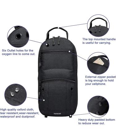 Oxygen Tank Backpack for M4, M6, M9, M2, ML6 Cylinders - Black | Healvaluefit - Buy Online on GoSupps.com
