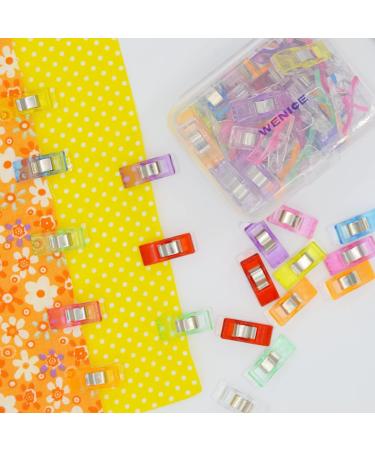 Sewing Clips for Fabric and Quilting 120 PCS - WENICE Embroidery Clips for Sewing Supplies - Multicolor - Buy Online on GoSupps.com