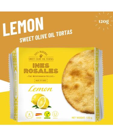 Ines Rosales Sweet & Savoury Olive Oil Tortas Pick N Mix - Choose From 5 Flavours | Original Orange Rosemary & Thyme Lemon Cinnamon Spanish Tortas-Snacks 120g - Pack of 2 120 g (Pack of 2) - Buy Online on GoSupps.com