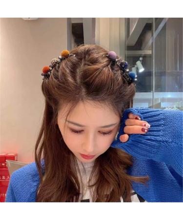 Shop Nalakey Double Retro Hair Clips - 6pcs Twist Braid Hairpins for Women & Girls | Perfect Double Pony Hairstyles - Buy Online on GoSupps.com