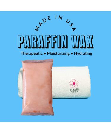 Fleur De Spa Paraffin Wax Refill - Acai, Coconut Oil, Jojoba, Aloe Infused - Vanilla Flower 1 Pound (Pack of 1) - Made in USA - Buy Online on GoSupps.com