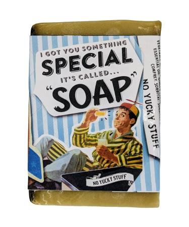 Buy Filthy Brother All Natural Ginger Mint Soap Bar - Green | Eco-Friendly & Refreshing | International Shipping Available - Buy Online on GoSupps.com