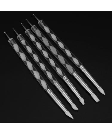 Nail Art Dotting Pen Multipurpose Manicure Dotting Pen Easy Clean Non Corrosive for Nail Salon for Nail Technician for Home(white) - Buy Online on GoSupps.com