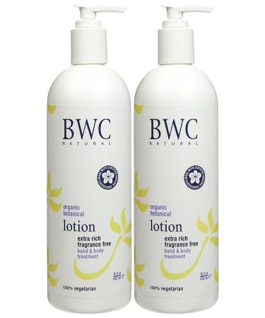 Beauty Without Cruelty Lotion Hand and Body Treatment Extra Rich Fragrance Free - 16 Oz Pack of 2