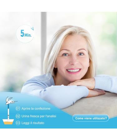 Fastep Menopause Quick Test - At Home FSH Hormone Test Strips for Women | 5 Pieces | Optimal Sensitivity & Hormone Balance - Buy Online on GoSupps.com