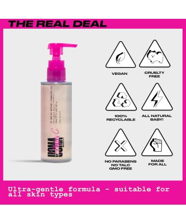 UOMA Cleansing Oil by Sharon C - Hydrating Vegan Face Wash & Makeup Remover for All Skin Types | 150ml Au Naturel - Buy Online on GoSupps.com