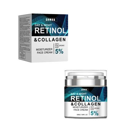 Pressurized Retinol Cream 50ml Anti-Aged Skin Moisturizing Highlight Vacuum Packaging Night Repair Buy One by One