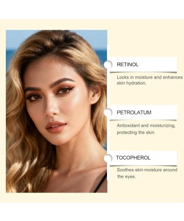  JASUBAI Set of 6 retinol eye balms for dark circles and puffiness - Under-eye cream with vitamin E - Reduces wrinkles and fine lines - Gentle on sensitive skin - Stick - Buy Online on GoSupps.com