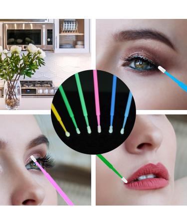 100 Pcs Micro Applicators Brushes for Eyelash Extensions - Disposable Pink Eyelash Extension Brushes - Buy Online on GoSupps.com