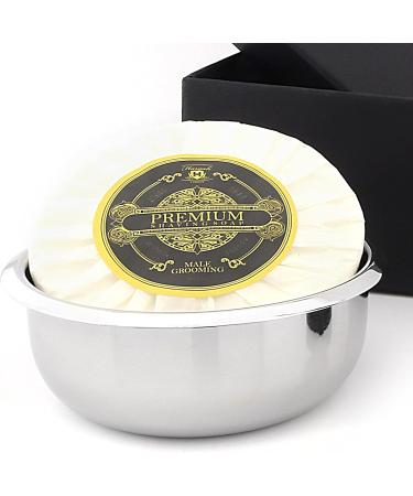 Handmade Shaving Set for Men | Pure Roof Hair Brush Bowl & Soap | Perfect Gift for Men - Buy Online on GoSupps.com