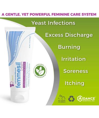 Femmesil Feminine Care Vaginal Cream - Relief from Yeast Infections, Itch & Irritation - 50g Tube - Buy Online on GoSupps.com
