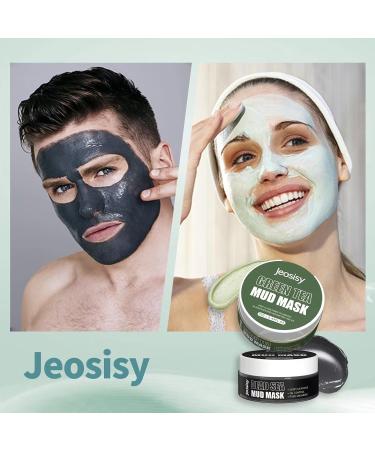 Face Clay Mask Set - Dead Sea & Green Tea Mud Masks for Pore Purifying Blackhead Removal & Oil Control - Anti-Aging Travel Size Gift for Men & Women | 2.8 Oz x 2 - Buy Online on GoSupps.com