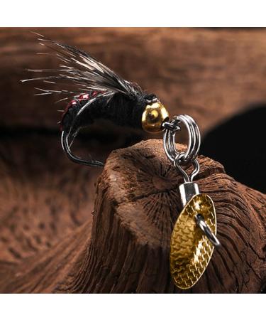 Realistic Flies for Fly Fishing 5-Piece Artificial Bait Set with Hooks | Dry Fly Fishing Accessories Kit for Perch Salmon & Trout - Includes Suitcase Box - Buy Online on GoSupps.com