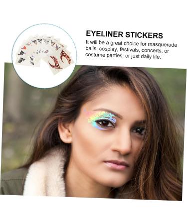  FOMIYES FOMIYES Set of 3 Eyeliner Stickers Temporary Eyeshadow Stickers Adhesive for Everyday and Special Occasions 10 Pairs x 3 - Buy Online on GoSupps.com