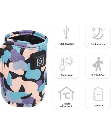 Portable Black USB Baby Bottle Warmer - Travel-Friendly Infant Milk Heater for Home & Car Use - Buy Online on GoSupps.com