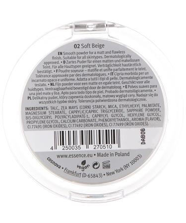 essence Mattifying Compact Powder in Soft Beige - Oil-Free Formula - Buy Online on GoSupps.com