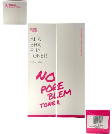 TOUCH IN SOL No Poreblem Toner - AHA BHA PHA Glycolic & Salicylic Acid Exfoliator for Brighter Skin Makeup Prep & Pore Cleansing - International Shipping Available - Buy Online on GoSupps.com